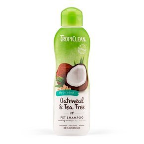 Tropiclean Oatmeal & Tea Tree Shampoo - szampon łagodzący podrażnienia 355ml