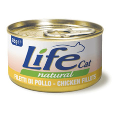 Life Cat Natural Filet z Kurczaka mokra karma dla kota puszka 85g