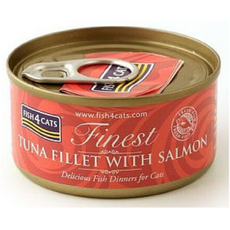 Fish4Cats Finest Filet z Tuńczyka z Łososiem puszka 70g