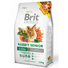 Brit Animals Rabbit Senior Complete - karna dla królików w wieku powyżej 4 lat, op. 1,5 kg