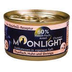 Moonlight Dinner Nr 2﻿ ﻿Tuńczyk, kurczak, krewetki w sosie własnym﻿﻿﻿ karma dla kota 80g