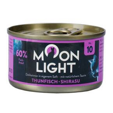 Moonlight Dinner Nr 10 Tuńczyk, Shirasu w sosie własnym﻿ karma dla kota 80g