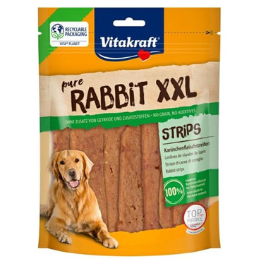 Vitakraft Pure Rabbit XXL - paski mięsne z królika 250g