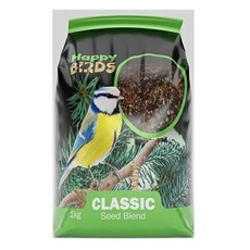 Happy Birds Classic Seeds 1kg pokarm dla ptaków wolnożyjących