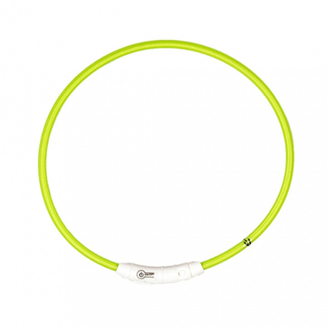 Obroża świecąca Duvo+ USB Nylon Green 65 cm