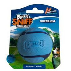 Chuckit! Sniff Fetch Ball Medium - piłka o zapachu bekonu