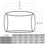 Lauren design CEZAR - kanapa dla psa granatowa 110/90cm