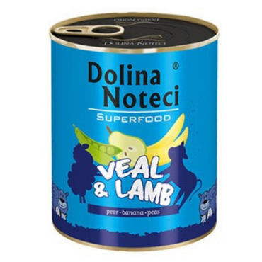 Dolina Noteci Superfood cielęcina z jagnięciną 400 g karma dla psów dorosłych