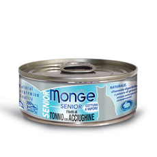 Monge Jelly Tuna Anchois Senior karma dla kotów seniorów Tuńczyk Anchois 80g