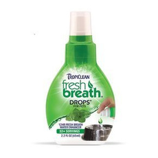 Tropiclean Fresh Breath Drops 65ml - preparat odświeżający oddech