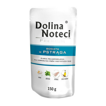 Dolina Noteci Premium - karma dla psów dorosłych pstrąg saszetka 150 g