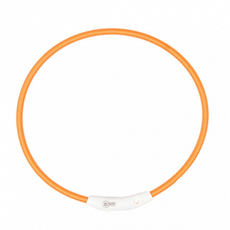 Obroża świecąca Duvo+ USB Nylon Orange 45 cm