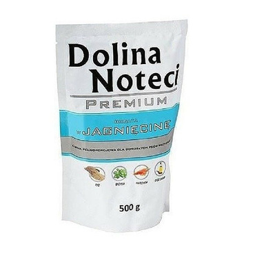 Dolina Noteci Premium Jagnięcina 500g - karma dla psów dorosłych