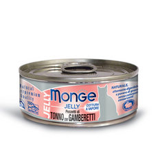 Monge Jelly Tuna Shrimps karma dla kotów Tuńczyk Krewetki 80g