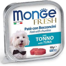 Monge Fresh Dog pasztet z tuńczykiem 100g