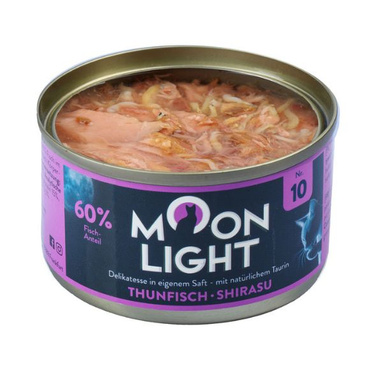 Moonlight Dinner Nr 10 Tuńczyk, Shirasu w sosie własnym﻿ karma dla kota 80g