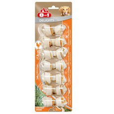 8in1 Delights Chicken Bone XS - kosteczki do żucia z kurczakiem dla małych psów op. 7 szt.