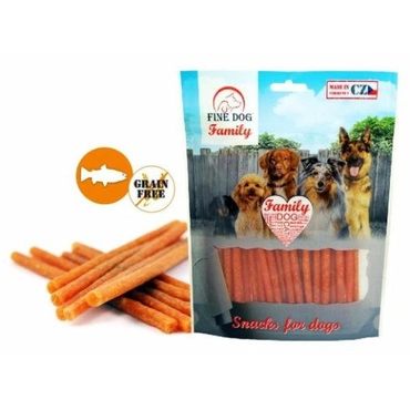 Fine Dog Family Salmon Sticks przysmak dla psa z łososiem 200g