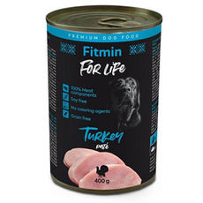 Fitmin for Life Pies indyk 400g - wilgotna karma dla psa