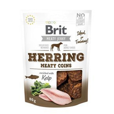 Brit Jerky Snack Herring Meaty Coins 80g mięsny przysmak dla psa