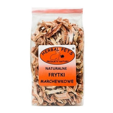 Herbal Pets Frytki marchewkowe 100g - smakołyk dla królika i gryzoni