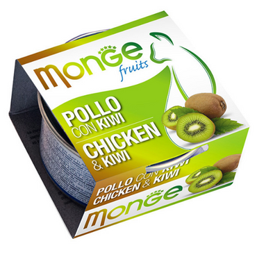 Monge Fruits Chicken Kiwi karma dla kotów Kurczak Kiwi 80g