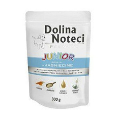 Dolina Noteci Premium Junior jagnięcina - karma dla szczeniąt i młodych psów ras średnich i dużych 300g