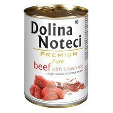 Dolina Noteci Premium Pure wołowina, brązowy ryż - puszka 400g