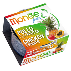 Monge Fruits Chicken Fruits karma dla kotów Kurczak Owoce 80g