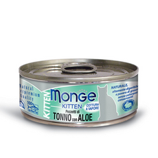 Monge Jelly Tuna Aloe Kitten karma dla kociąt Tuńczyk Aloes 80g