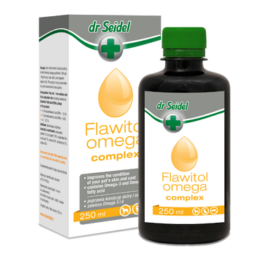 Flawitol Omega Complex zdrowa skóra, piękna sierść 250 ml