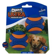 Chuckit! Ultra Squeaker Ball Medium 2 sztuki