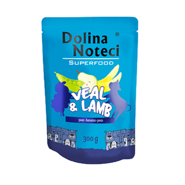 Dolina Noteci Superfood cielęcina z jagnięciną 300 g karma dla psów dorosłych