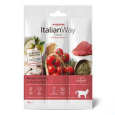 Italian Way Sticks kabanosy dla kota wołowina i imbir 30g