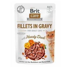 Brit Care Cat Duck filety z kaczki w sosie karma dla kotów 85g