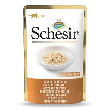 Schesir Cat Adult Chicken strips 85g - kurczak