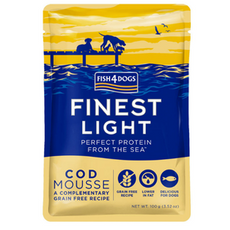 Fish4Dogs Finest Light Cod - mus z dorsza sasz. 100g