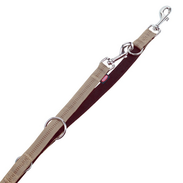 Nobby smycz Soft Grip regulowana 1cm/200cm beżowa