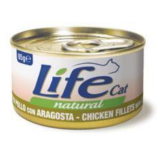 Life Cat Natural Kurczak Homar mokra karma dla kota puszka 85g