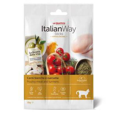 Italian Way Sticks kabanosy dla kota drób i kurkuma 30g