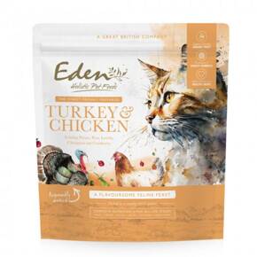 Eden Indyk i Kurczak - sucha karma dla kotów - 1,5 kg